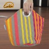 colorful striped cotton  handbag basket with grommet