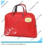 colorful top zipper laptop bag for ladies