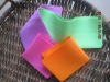 colourful leather purse