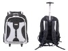 cool designed black/white colour trolley laptop backpack
