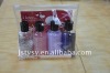 cosmetics transparent pvc zipper bag