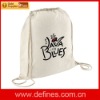 cotton canvas drawstring bag