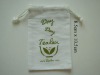 cotton drawstring bag used in packaging