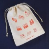 cotton drawstring shoe bags