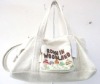 cotton hobo handbags cotton fabric bag ladies