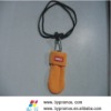 cotton material double layer sock mobile pouch with rubber label