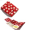 cotton red sanitary pouch POU-002