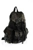 cotton unisex durable casual backpack