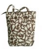 cotton zipper tote bags promotion  DFL-TB0016