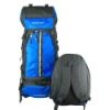 couple hiking backpack