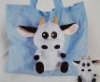 cow foldable shopping bag