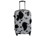 cow print luggage