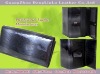 cowhide lady tri-fold wallet