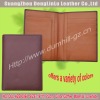 cowhide leather passport holder