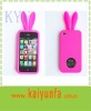 creative silicone mobile phone case with rabbit shape. silicone gift