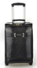 crocodile-embossed leather classical design PU inside trolley luggage