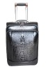 crocodile fashion travel suitcase