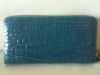 crocodile leather long wallets