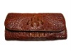 crocodile leather wallet for woman