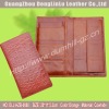 crocodile pattern genuine leather travel wallet