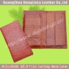 crocodile pattern genuine leather travel wallet