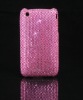 crystal cell phone cover/case for iPhone 3  ( 3G-JS209-1)  Paypal accept