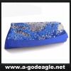 crystal evening bag with flap over