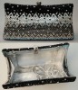 crystal hard case evening bag