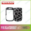 crystal mobile phone cases for black berry8520