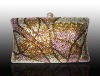 crystal shining evening purse