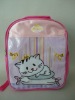 custom children satin school backpack