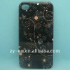 custom design cell phone case with flower design for iphone 4s