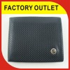 custom leather branded wallet man zcd028