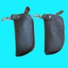 custom leather keychain bag
