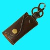 custom leather keyring bag