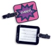 custom luggage tag pvc