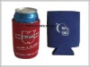 custom neoprene collapsible beer can cooler , can koozie, coozie