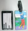 custom pvc golf bag tag