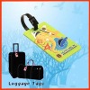 custom rubber luggage tag