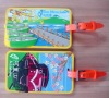 custom rubber luggage tag