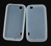 custome silicon double colors case for LG Optimus Sol victor E730
