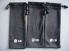 customer polyester microfiber fabric new design pouch/bag