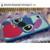 customize Jas carved with PU frame for iphone4g case