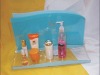 customized acrylic cosmetic display rack