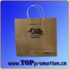 customized brown kraft paper bag tops3091