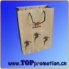 customized recycle kraft shopping bag tops3086