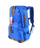 cut design travel bag school bag day backpack blue