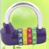 cute 4-dial combination padlock