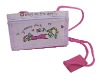 cute carton nylon wallet with strap