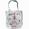 cute cotton foldable shopping bag